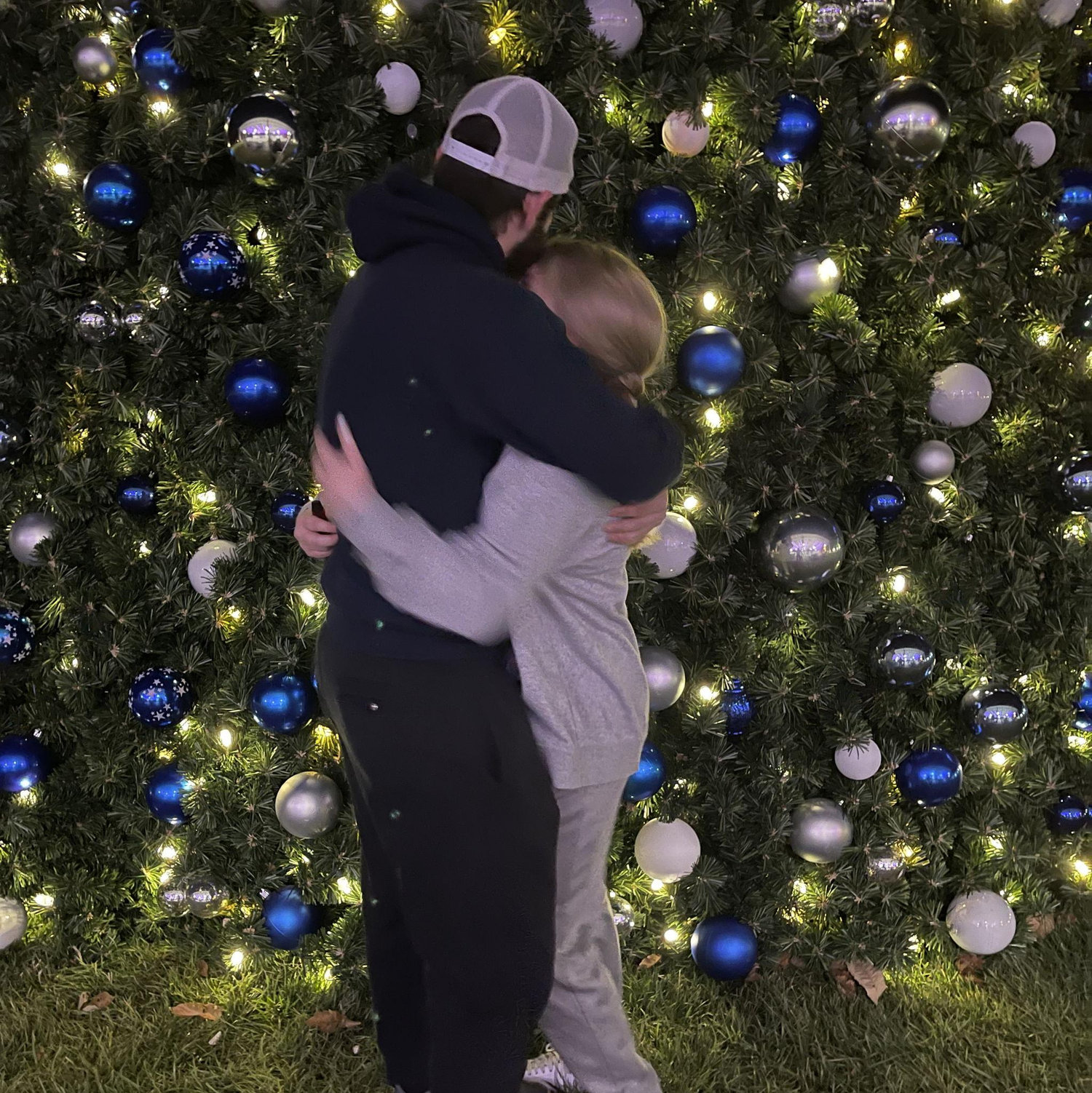 Kyle and Leah's first Christmas together!