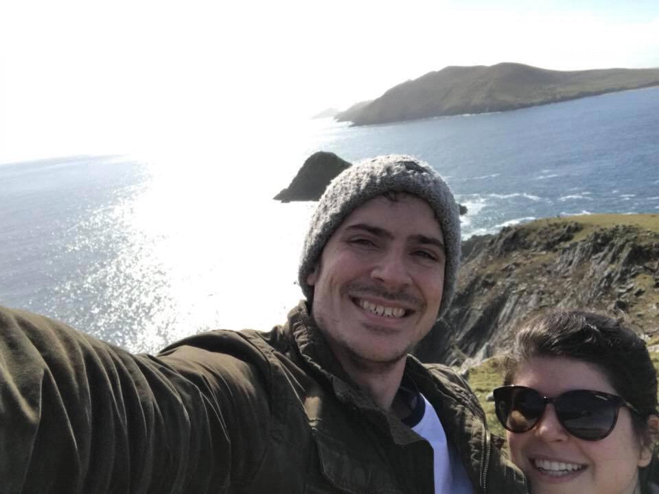 Feeling on top of the world in Ireland in March 2018