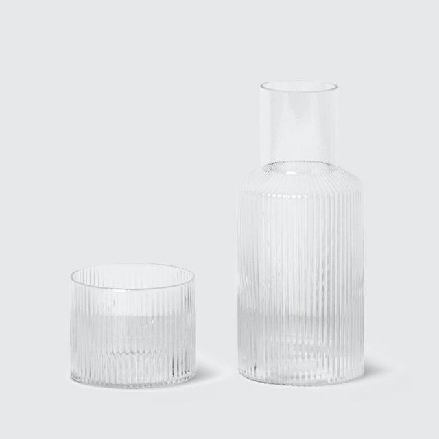 Ripple Carafe and Glass Set