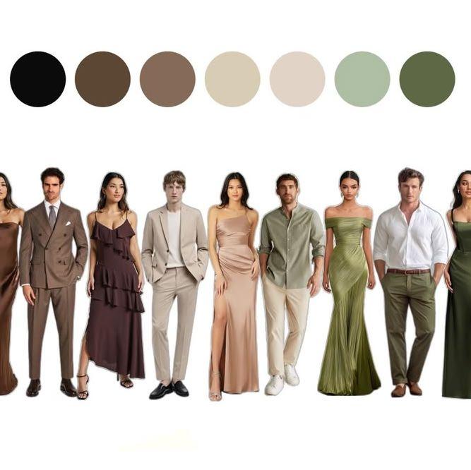 Attire: Nude & neutral tones