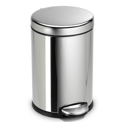 simplehuman 4.5L Round Step Trash Can