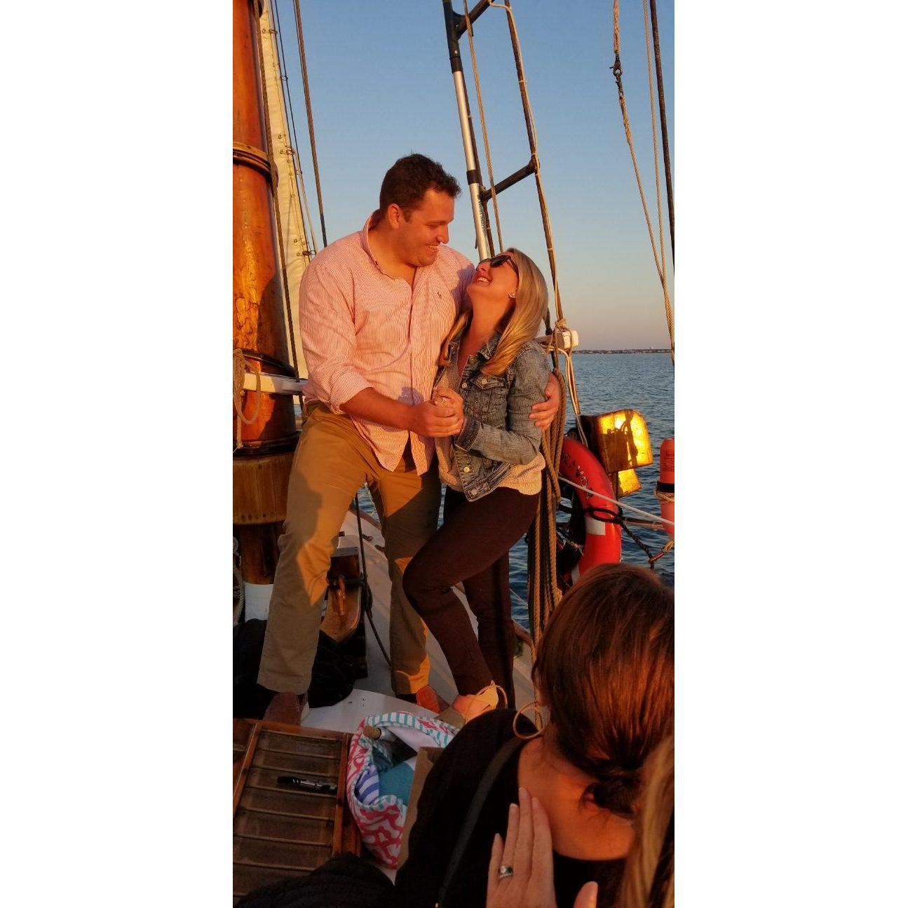 When she said "yes"!