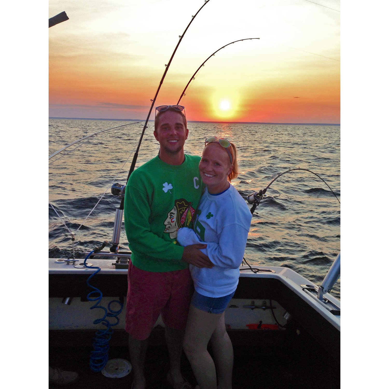 Staci's first time salmon fishing!