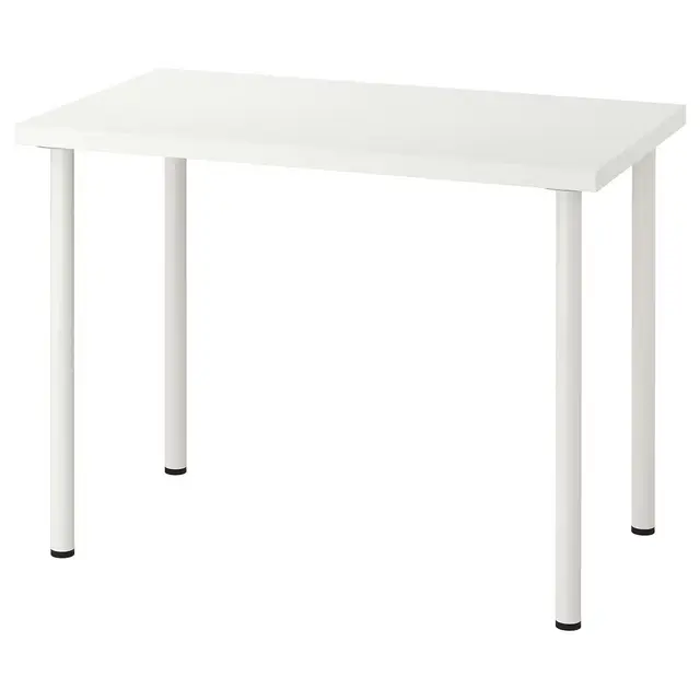 LINNMON / ADILS Table, white, 39 3/8x23 5/8 "