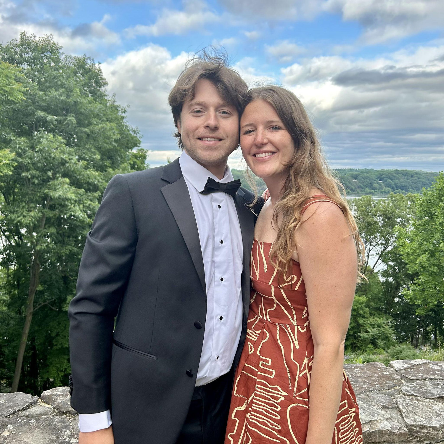 Celebrating our friends' wedding in NY