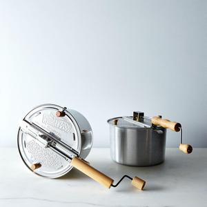Original Whirley Pop Popcorn Popper with Non-GMO Popcorns - Stainless Steel