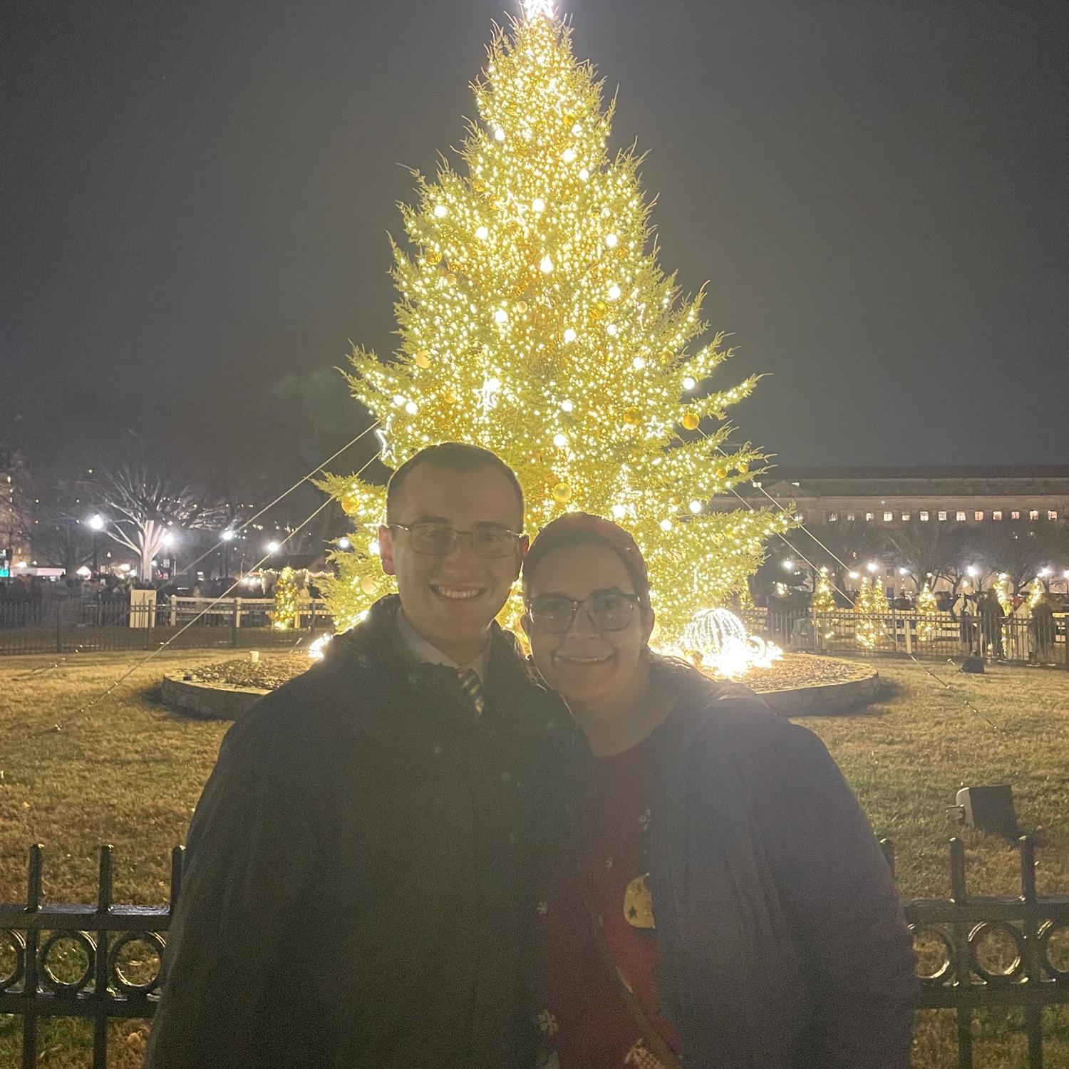 The National Christmas Tree 2025, where Matt & Cathleen aren’t green