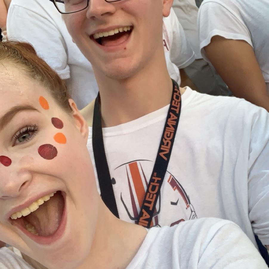 One of many Virginia Tech football games!