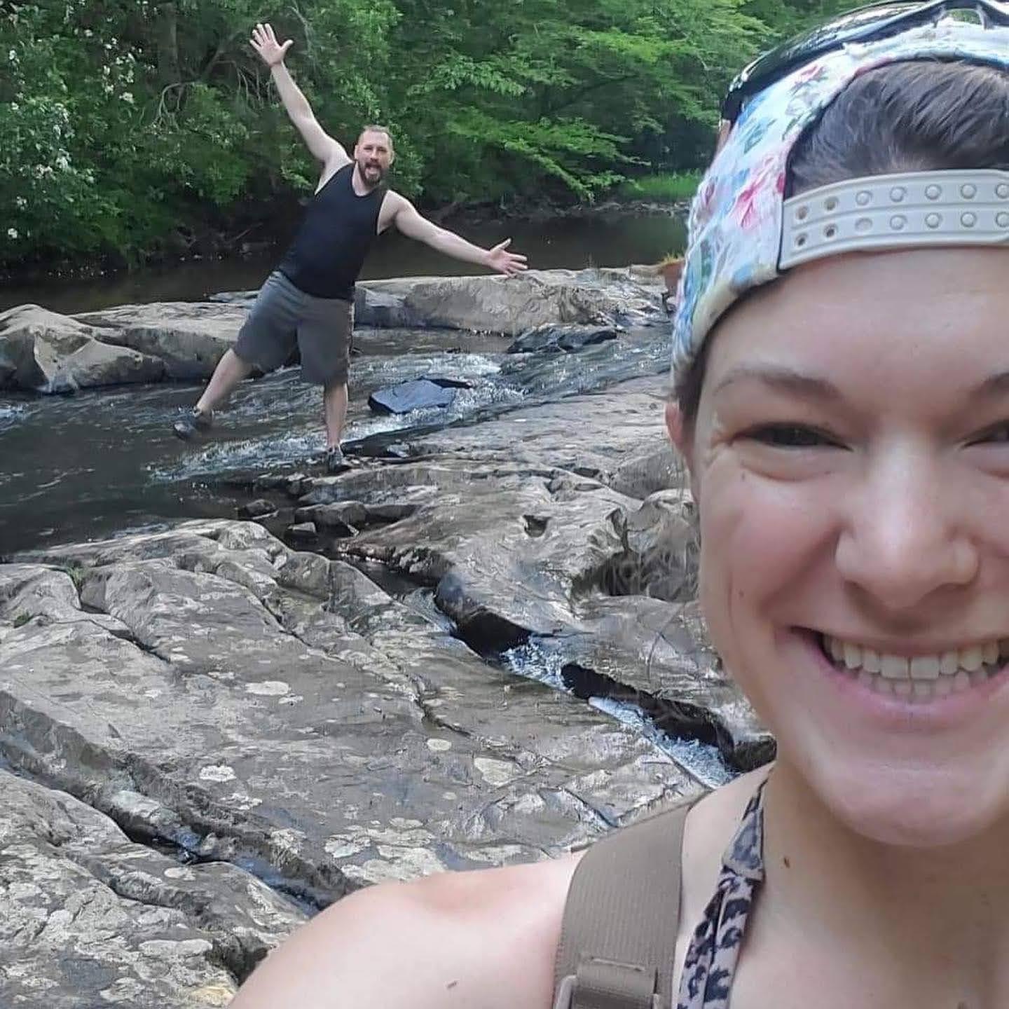 We love taking the dogs on hike with us, especially when there's a river to play in