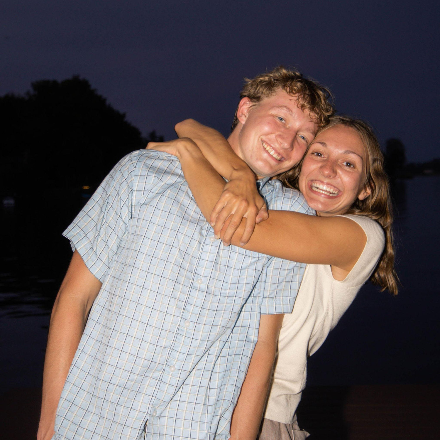 The night we got engaged!