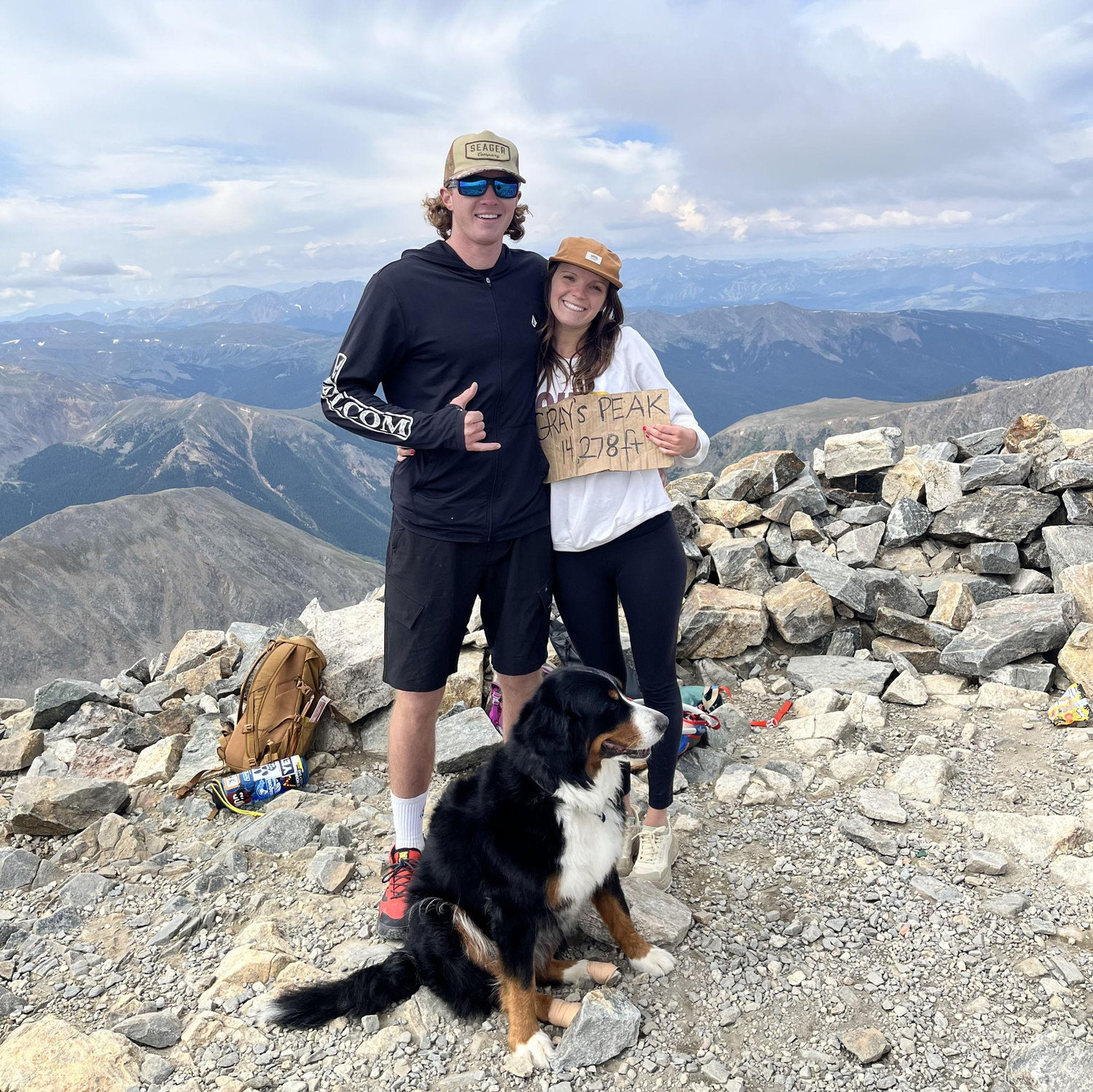 8/6/24 Visiting Parker, CO for Christian's family reunion! Summit's last 14er :)
