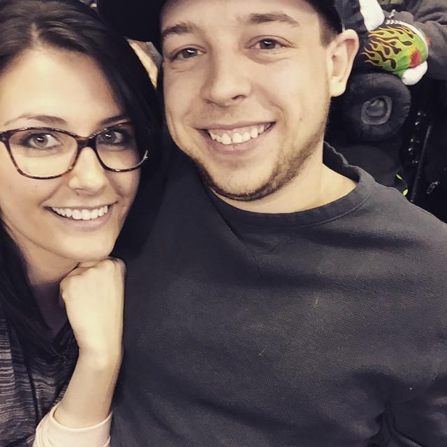 One of our many date nights. This one was the Monster Jam!