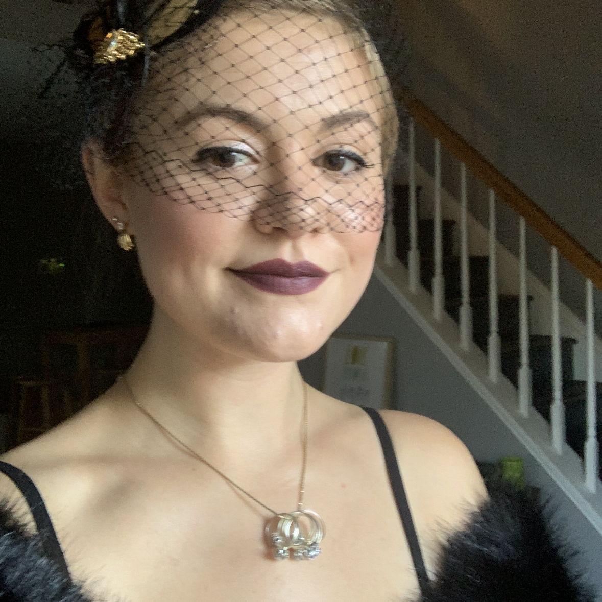 Emma wore a black widow costume on our first date—killer omen! Taite took us out to a Korean restaurant, and then we snuck Emma's tequila poison vials into the Mockstars Halloween Ball.