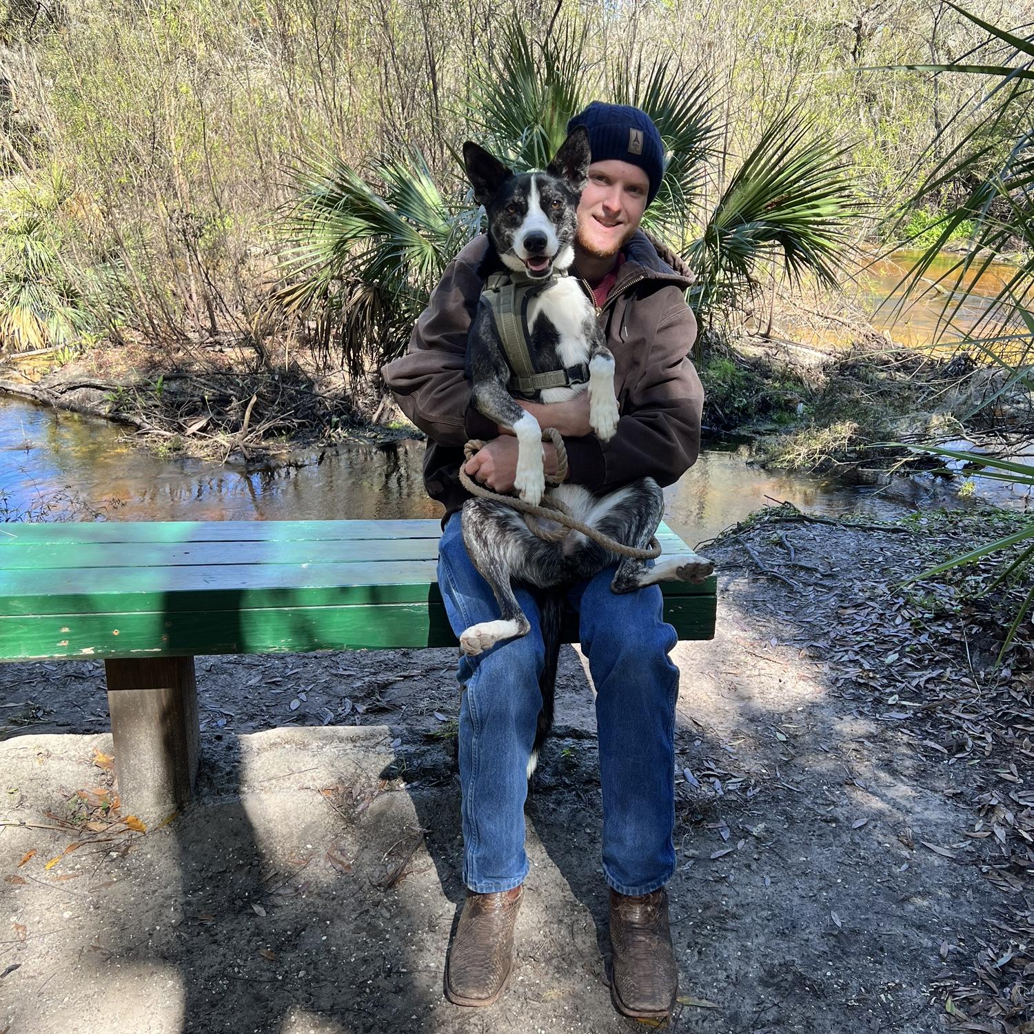 Our first walk with both dogs!