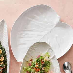 Philodendron Leaf Melamine Platter
