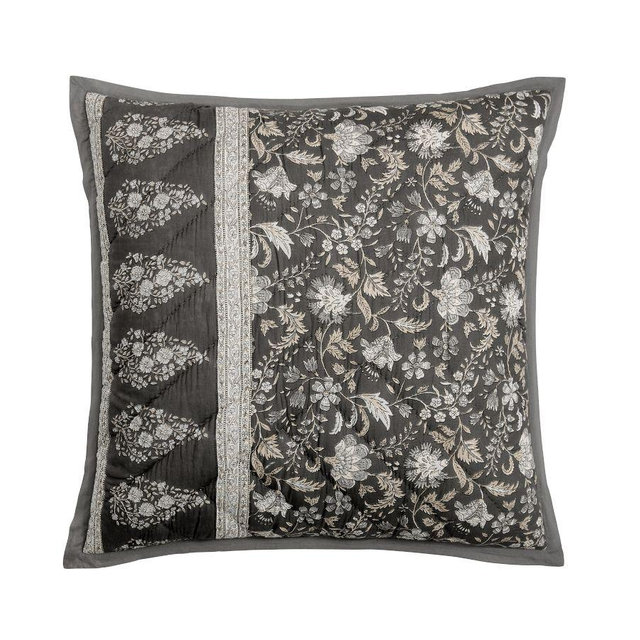 Bette Handcrafted Reversible Quilted Sham, Euro, Neutral