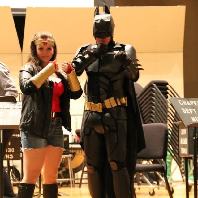 '13 Wind Ensemble Halloween concert: Wonder Woman and Batman