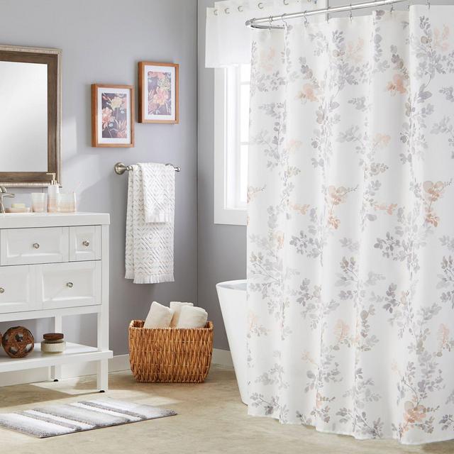 Saturday Knight Greenhouse Leaves Multicolor Shower Curtain