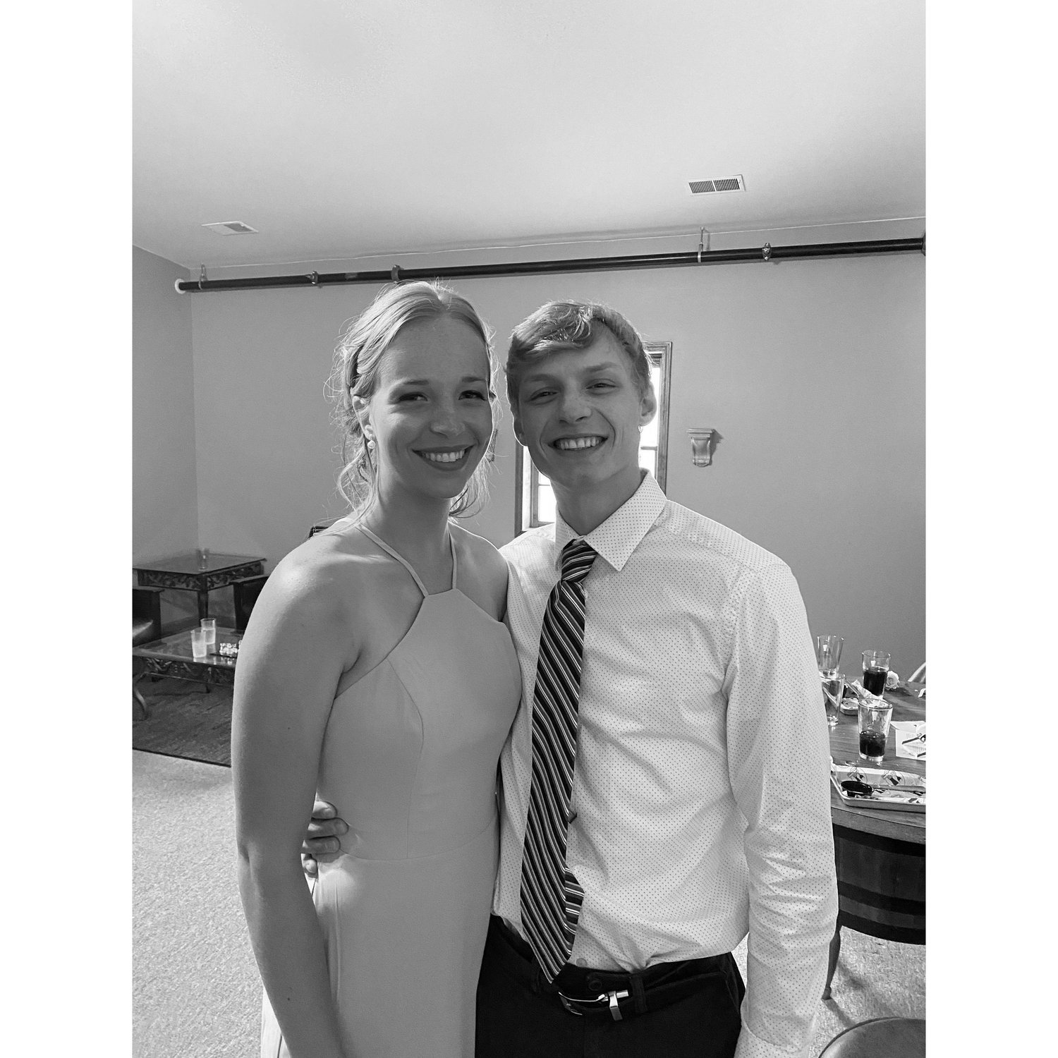 Jamie's sister's wedding in September 2021
