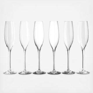 Elegance Champagne Flute, Set of 6