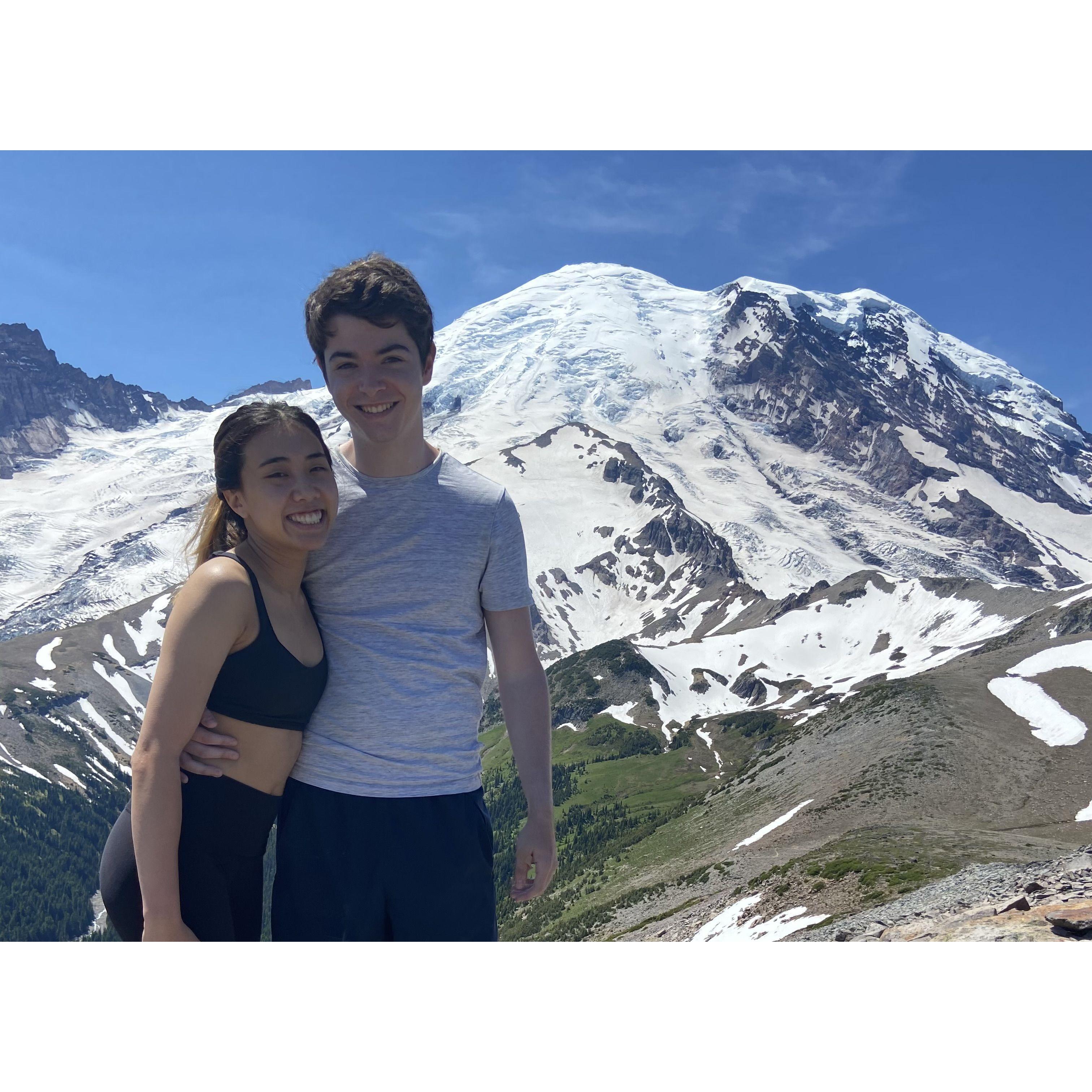 Burroughs Trail, Mt Rainier, July 2020
