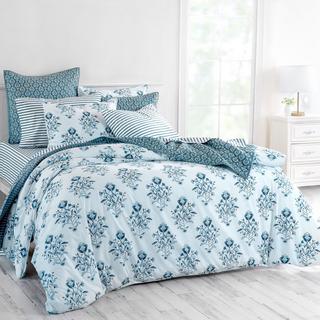 Organic Rohan Floral 3-Piece Duvet Set
