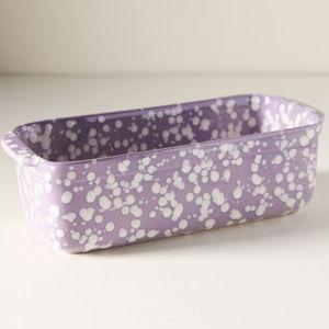 Splatter Portuguese Stoneware Loaf Pan