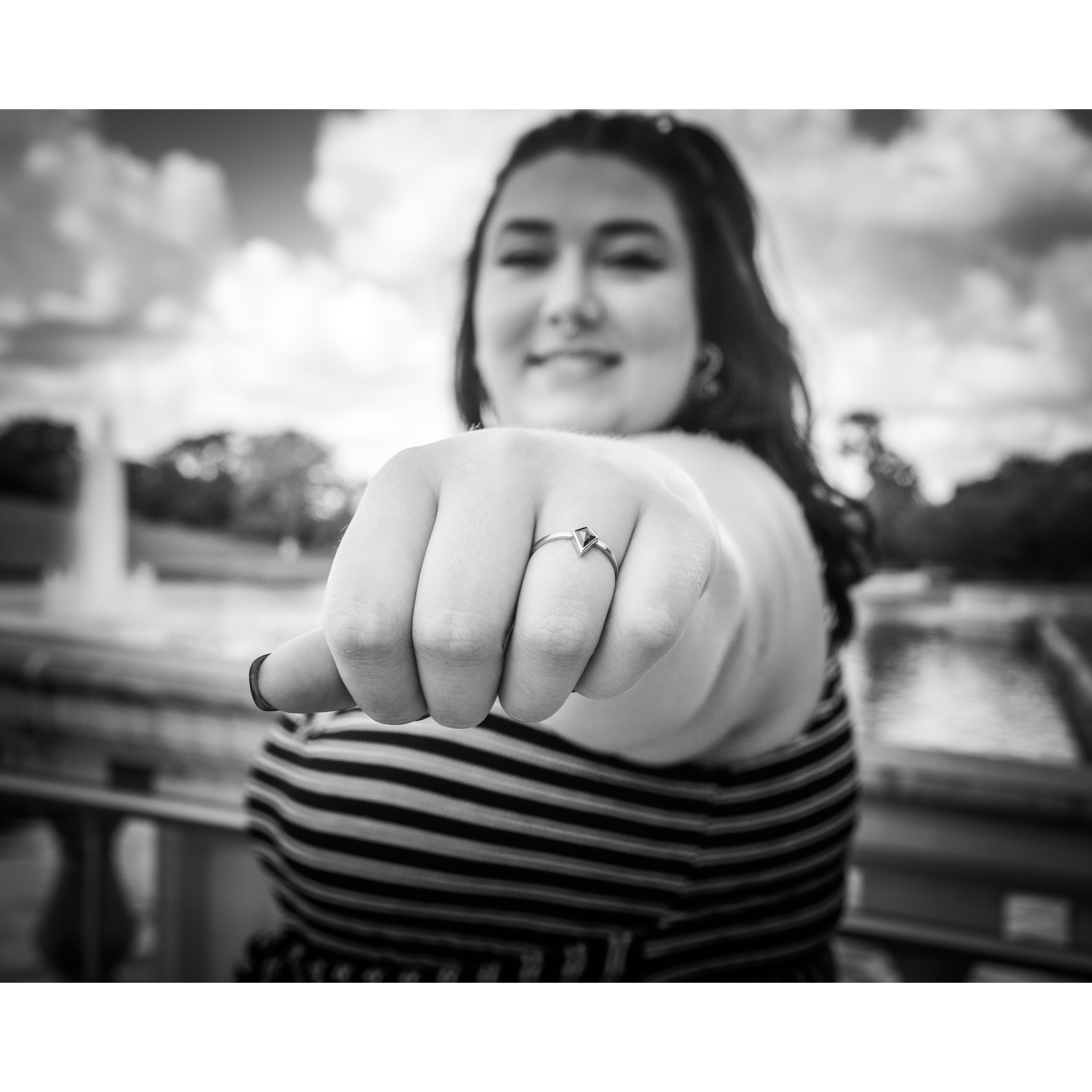 This ring is so unique and special.