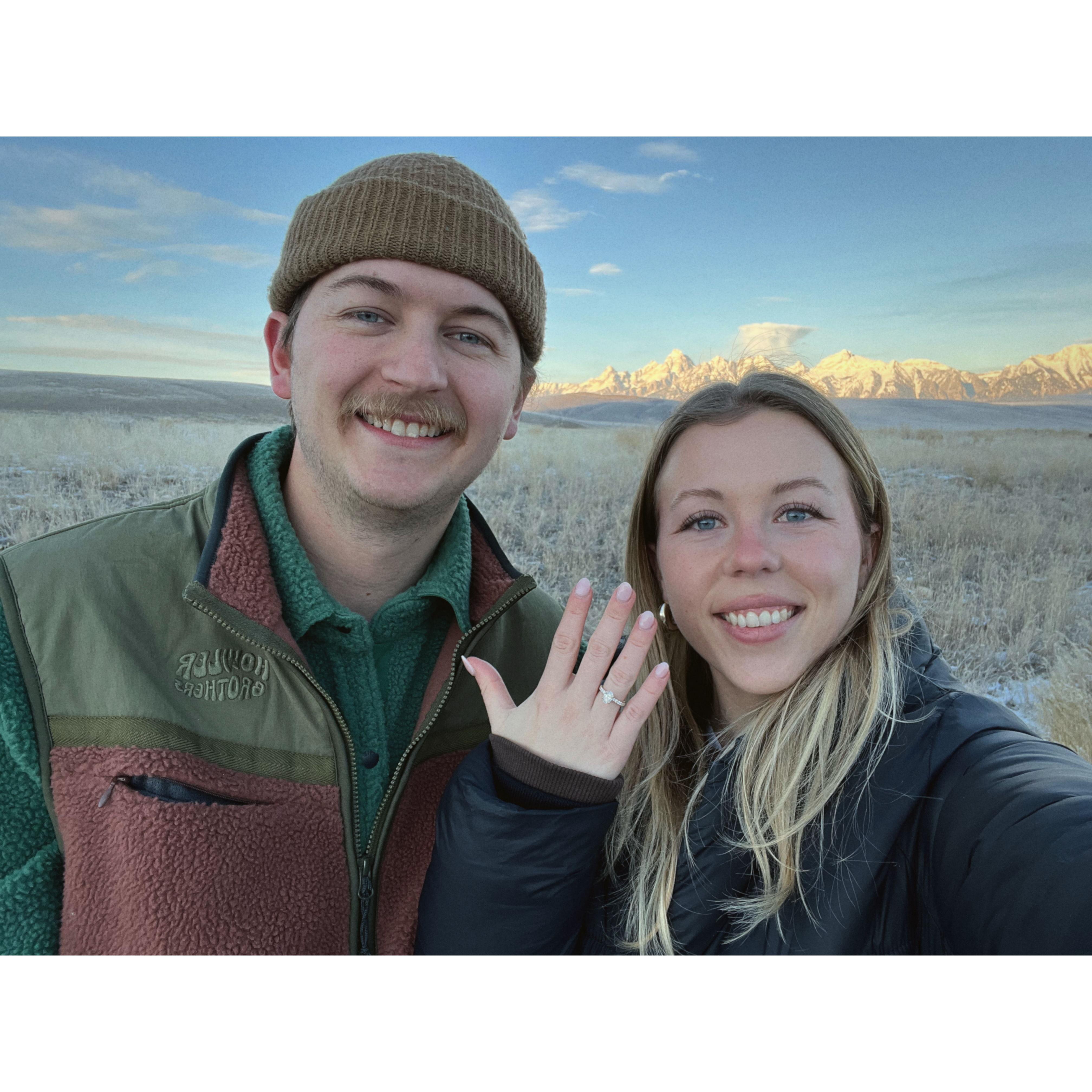 The day we got engaged!