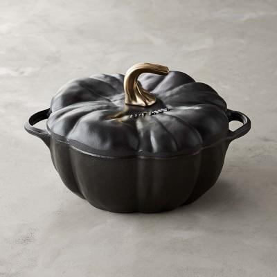 Staub Enameled Cast Iron Pumpkin Cocotte