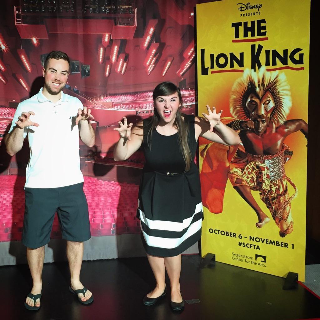 Watching Disney's "The Lion King" live on stage [2015]