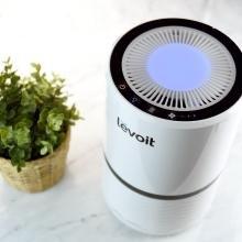 LEVOIT LV-H132 Air Purifier with True Hepa Filter, Odor Allergies Eliminator for Smokers, Smoke, Dust, Mold, Home and Pets, Air Cleaner with Optional Night Light, US-120V, White, 2-Year Warranty