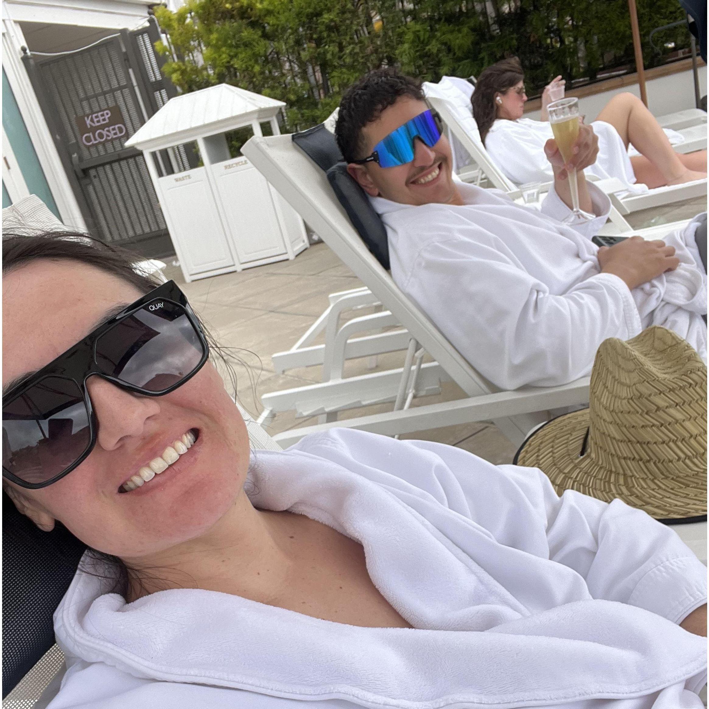 Couples massage at the Hotel Del Coronado