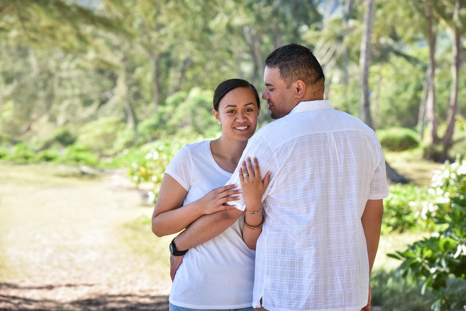 Love at first sight.
Engagement Photos (Waimanalo, HI) 4.7.17