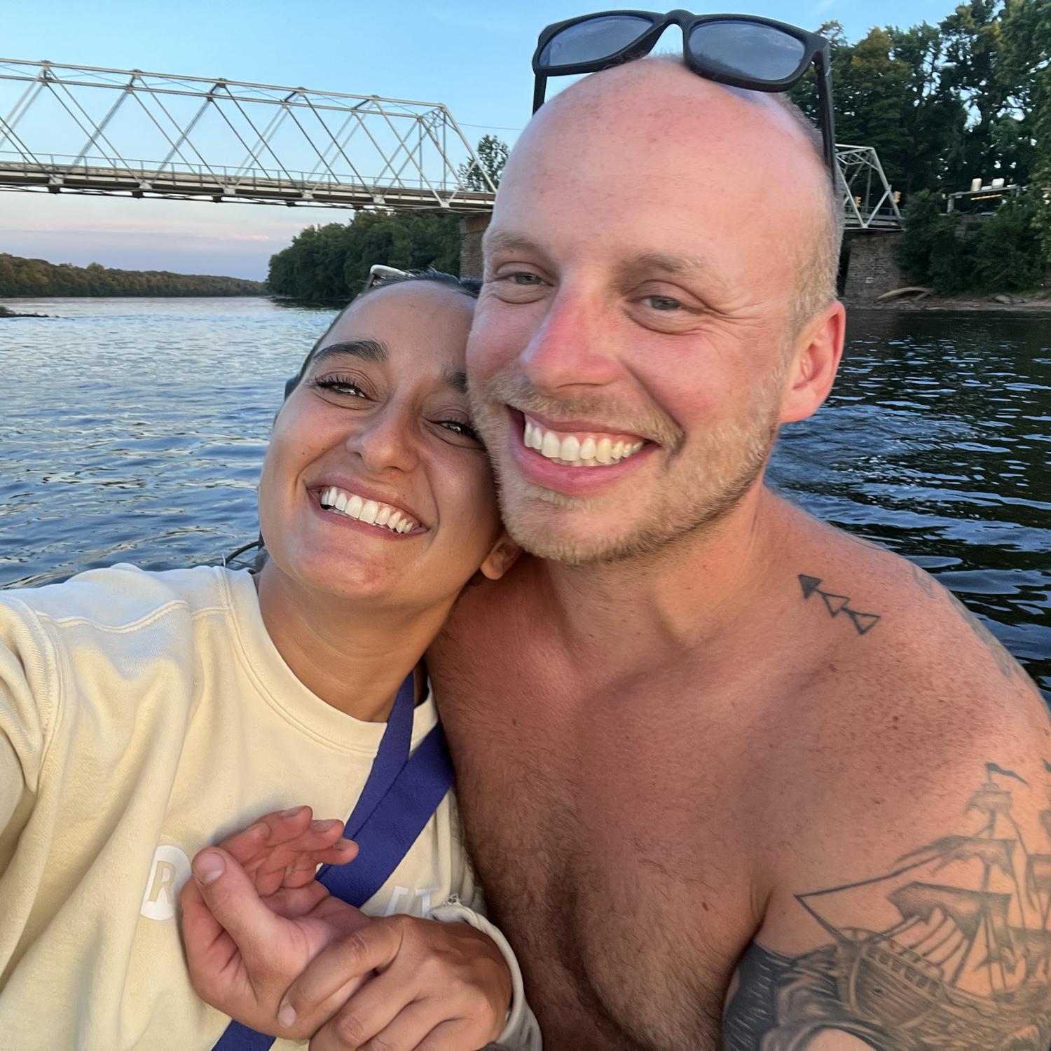 Our very first selfie together!