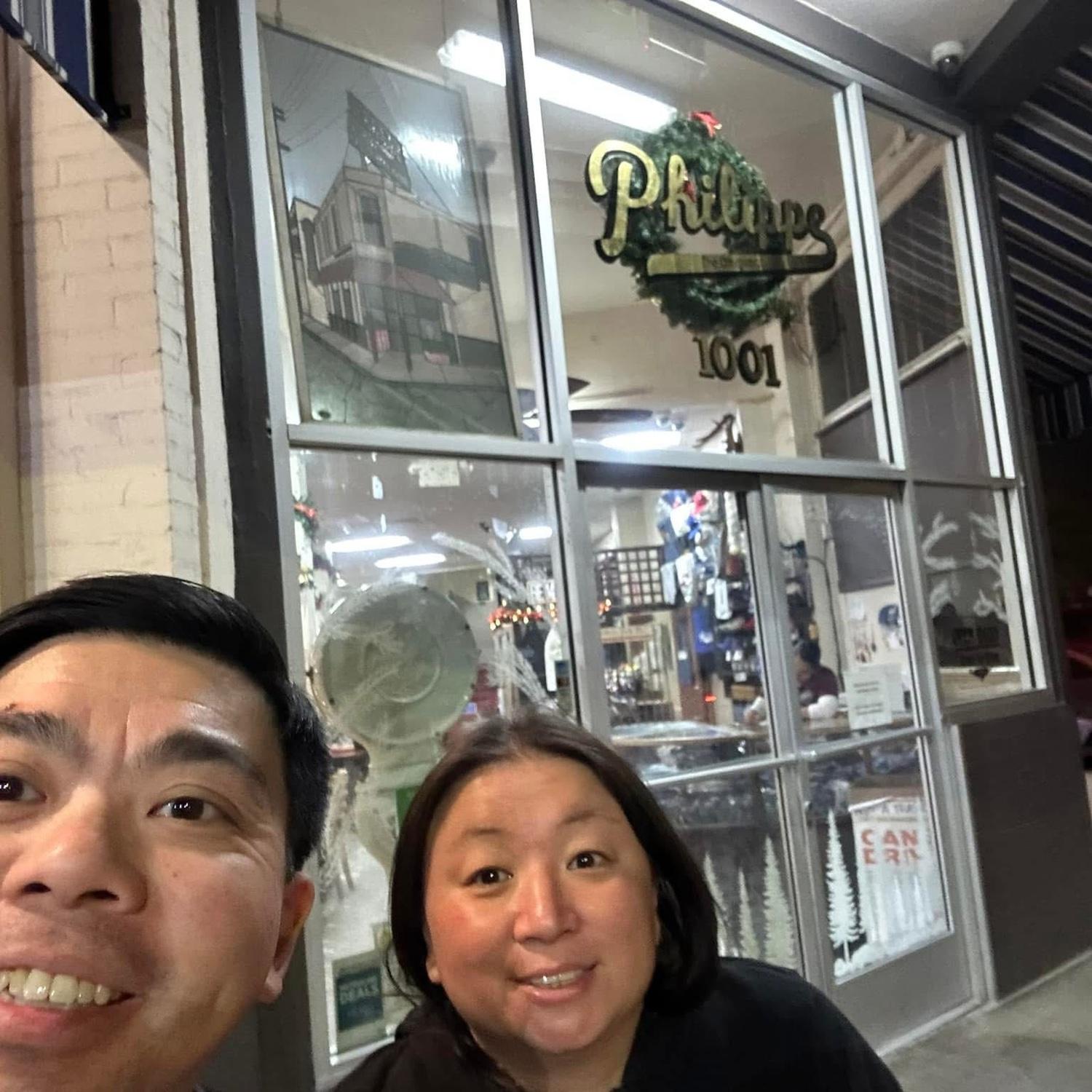 At Philippe the original, signature French dip sandwiches