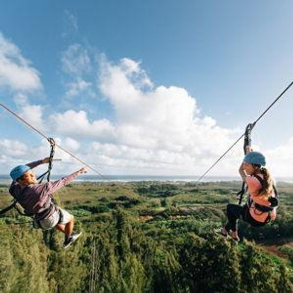 Ziplining in Hawaii