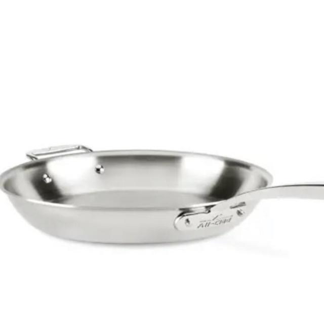 12.5 Inch Skillet - Stainless Steel D3 3-Ply Cookware