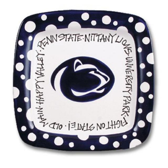 Magnolia Lane Penn State Ceramic Square Serving Plate