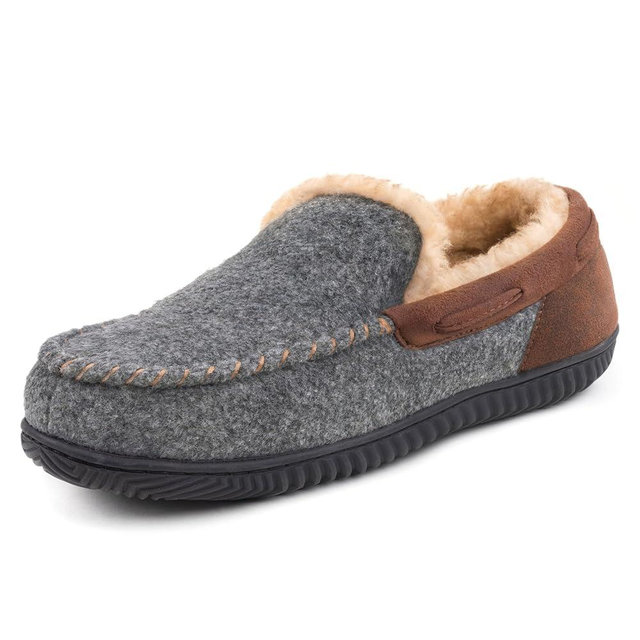 RockDove Men's Hearthfire Memory Foam Moc Slipper