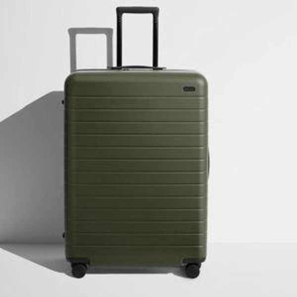 The Large Luggage in Olive Green