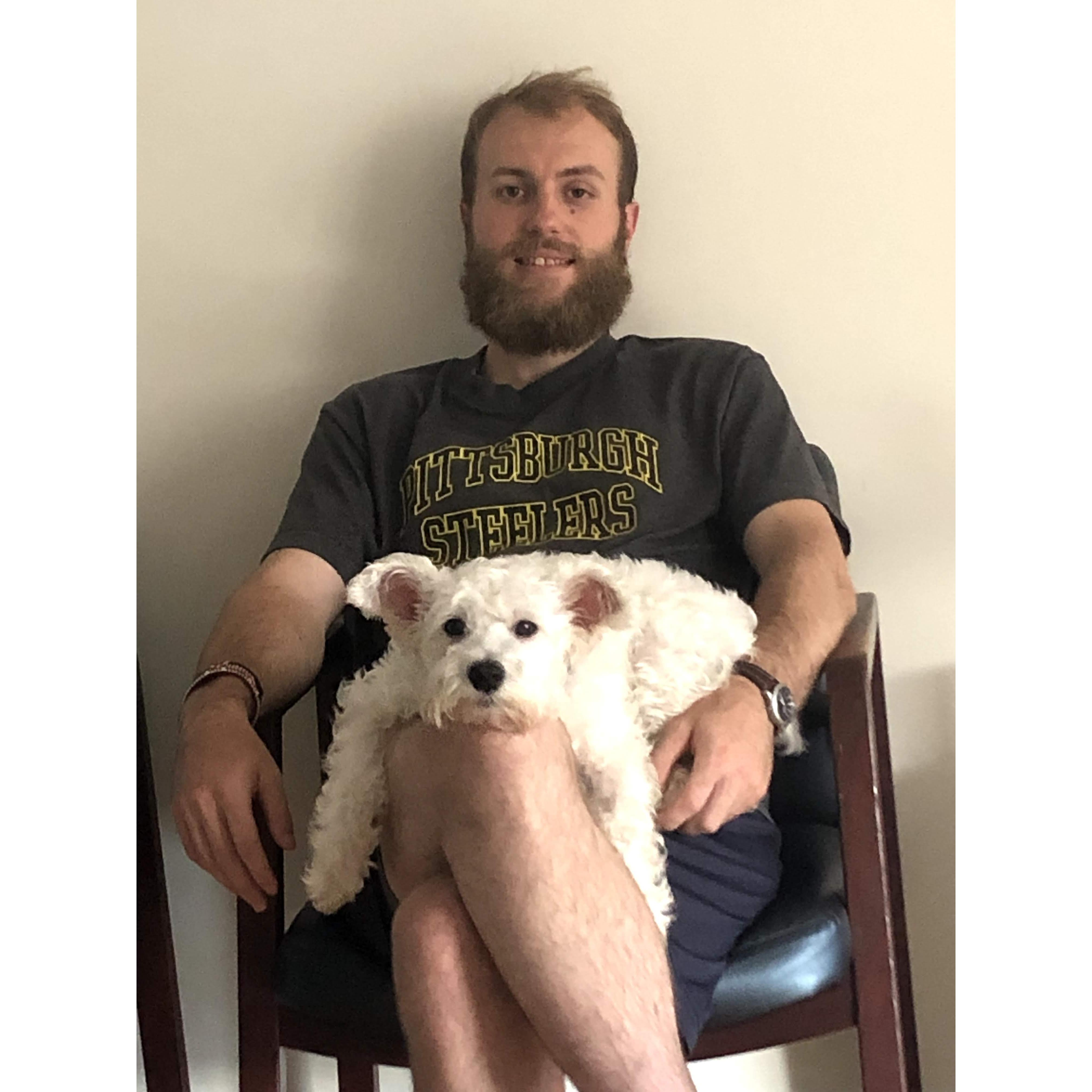 He's my dog now.