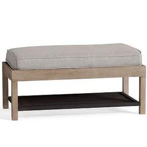 Lucy Entry Collection, Shoe Bench, Light Wood/Black Metal