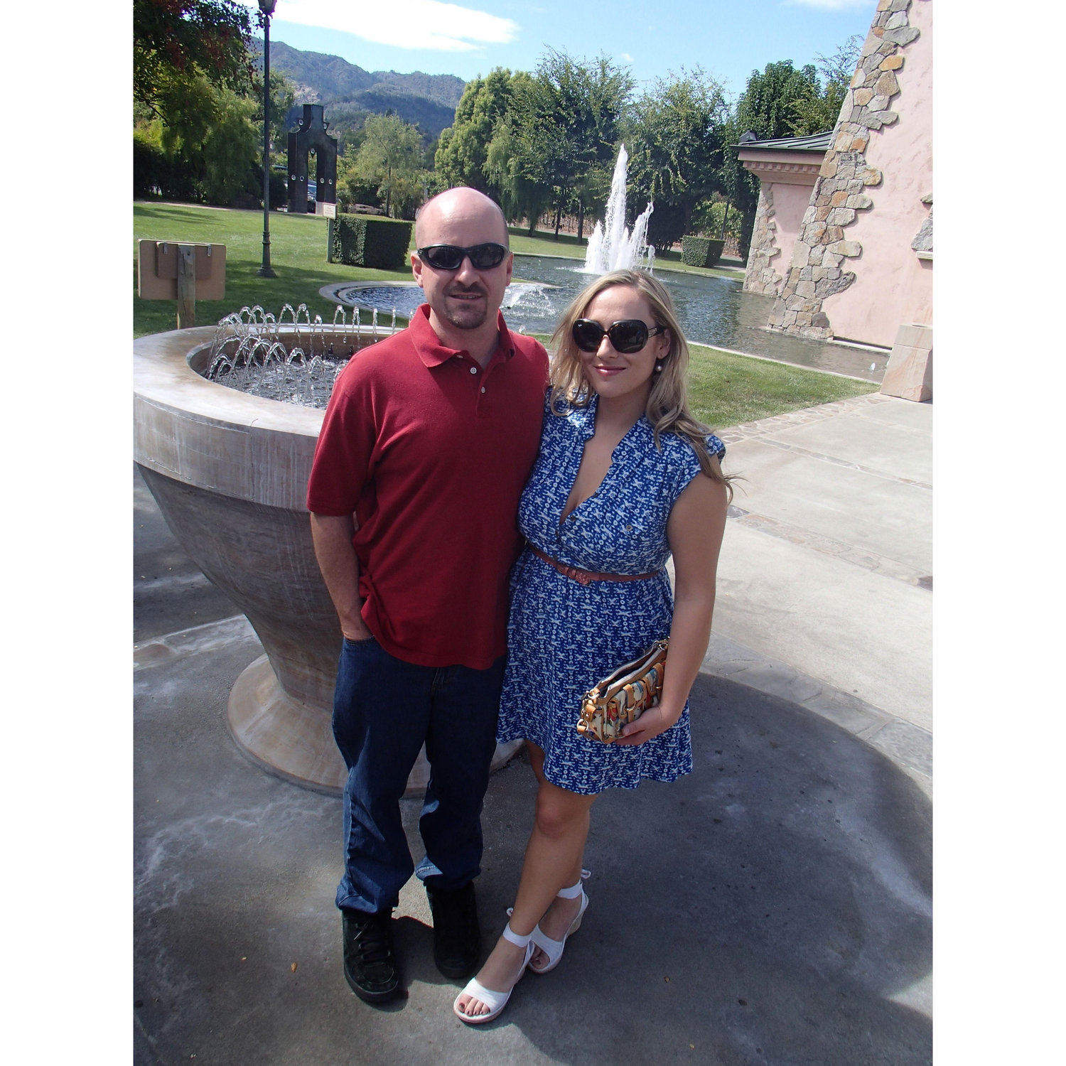 One of our first photos together as a couple. Fall 2013, Napa CA.