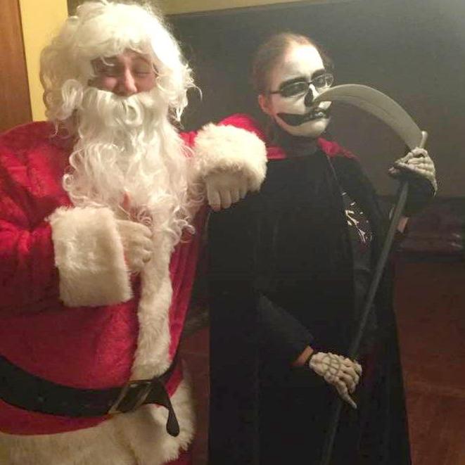 We get a little silly every now and then. This was Halloween 2016.