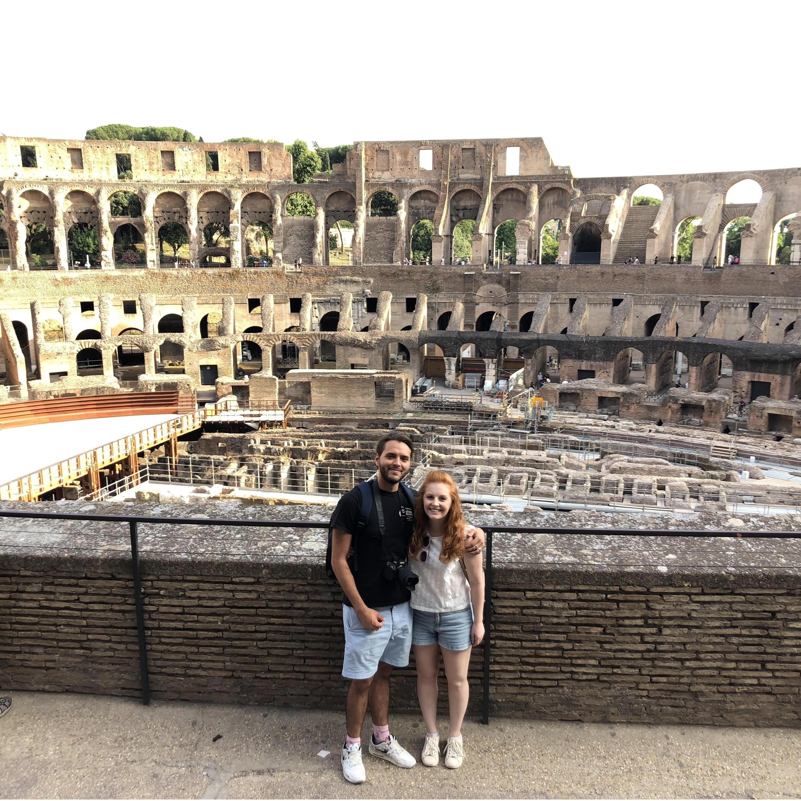 The Colosseum in Rome, Italy