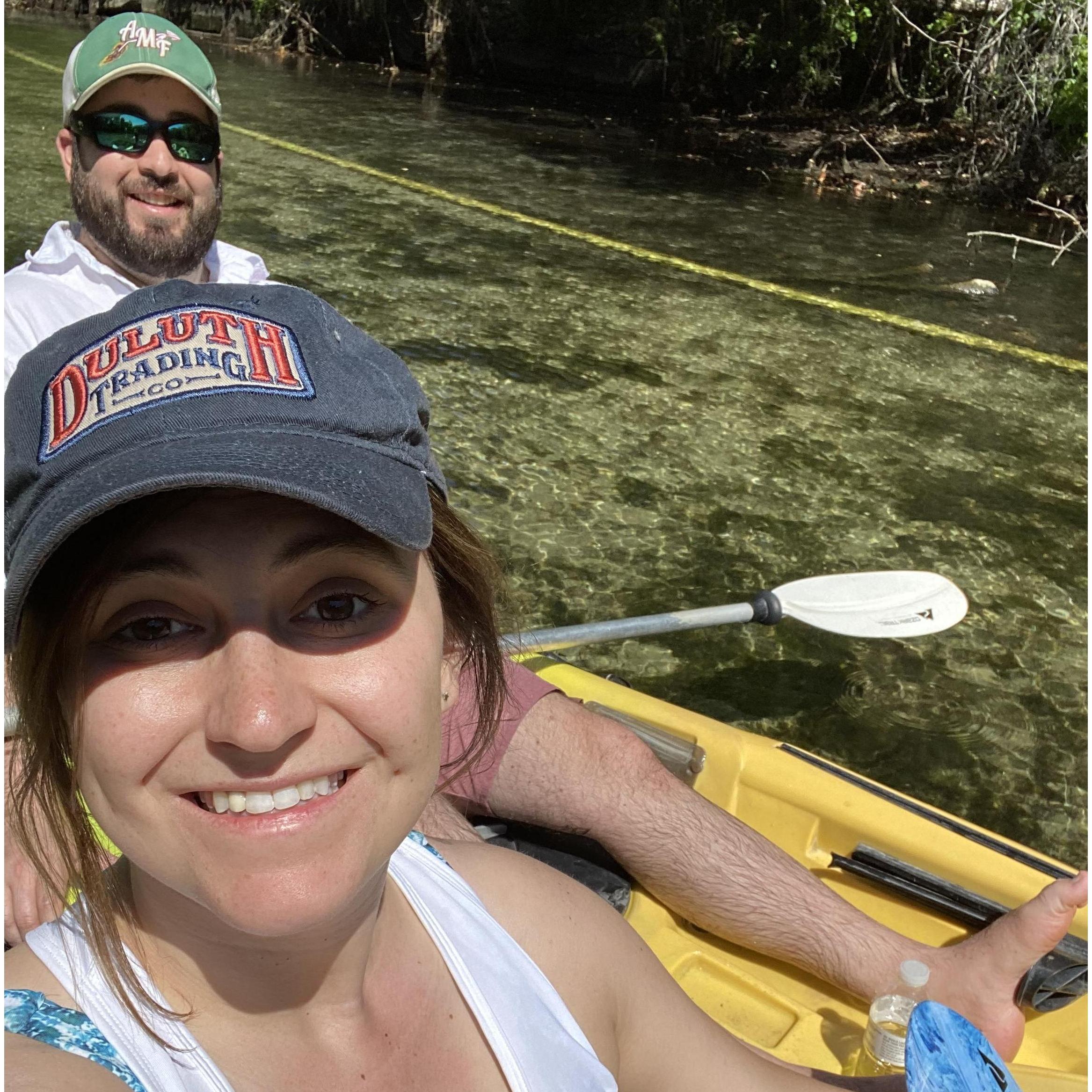 Kayaking in Crystal River, FL