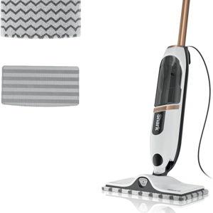 Shark SteamSpot Steam Mop with Steam Blaster Technology, 3 Steam Modes, 2 Washable Pads, XL Removable Water Tank, Lightweight, Steam Cleaner for sealed Hard Floors, Hardwood, Tile, Laminate, S2001
