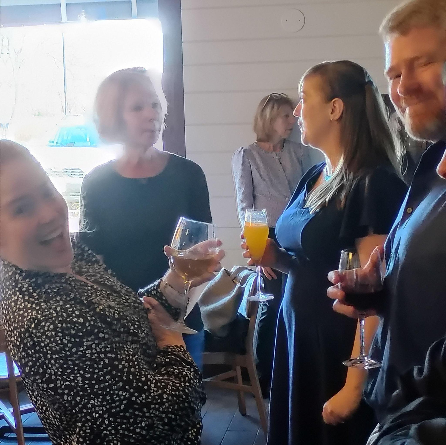 Our engagement party was fun.