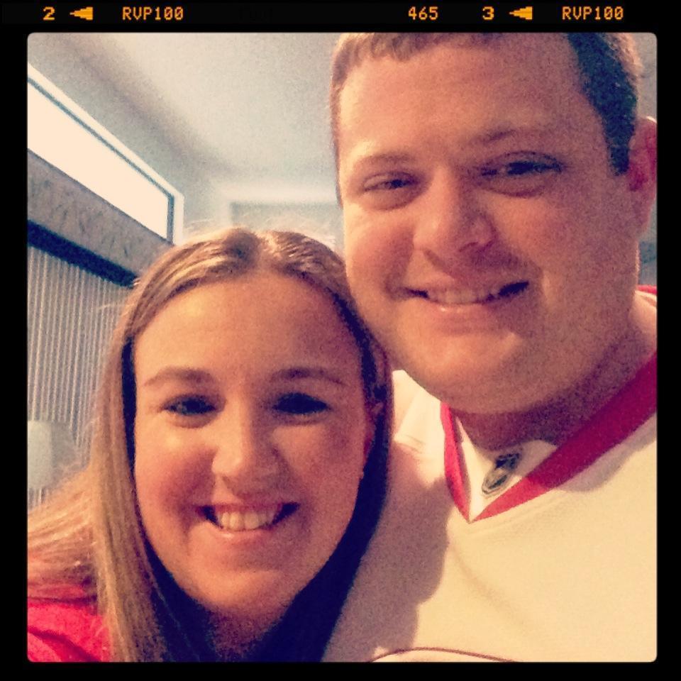 Our First Red Wings game together!